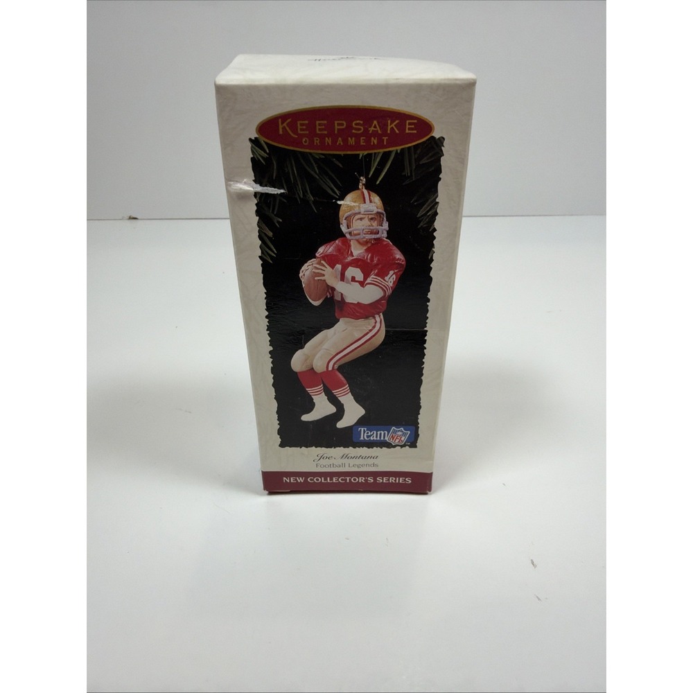 1995 Hallmark Keepsake Ornament Joe Montana Football Legends Series